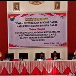 DPRD SBB Gelar Sidang Paripurna Penyampaian LKPJ 2025, Tegaskan Evaluasi Kinerja Pemerintah Daerah