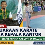 Spektakuler! Kejuaraan Karate Kemenag Maluku Tengah Satukan 456 Atlet dari 17 Perguruan