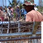 Partisipasi Masyarakat Sukseskan Pengecoran Penadah Kuba Masjid Al-Tiqomah Negeri Luhutuban